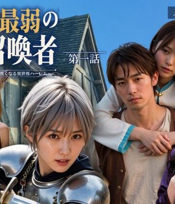 【徹底レビュー】史上最弱の召喚者 〜絶頂させるほど強くなる異世界ハーレム〜 第一話＜ノベルゲーム＞（実写系）（AIART REINA）｜d_820243