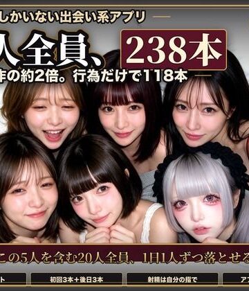 【徹底レビュー】【実写系Hゲーム】ヤリマンしかいない出会い系アプリ2 〜スワイプして即ホテル〜（黒海ジュリア）｜d_825989